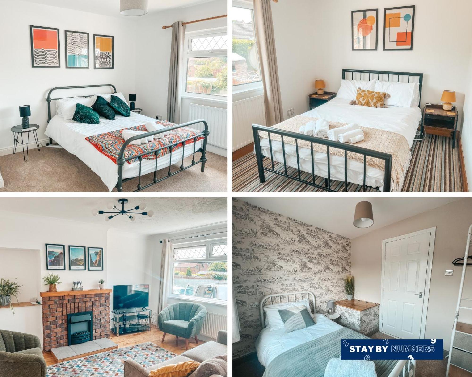 Staybynumbers - Spacious Three Bed House Royal 希尔斯伯勒 外观 照片